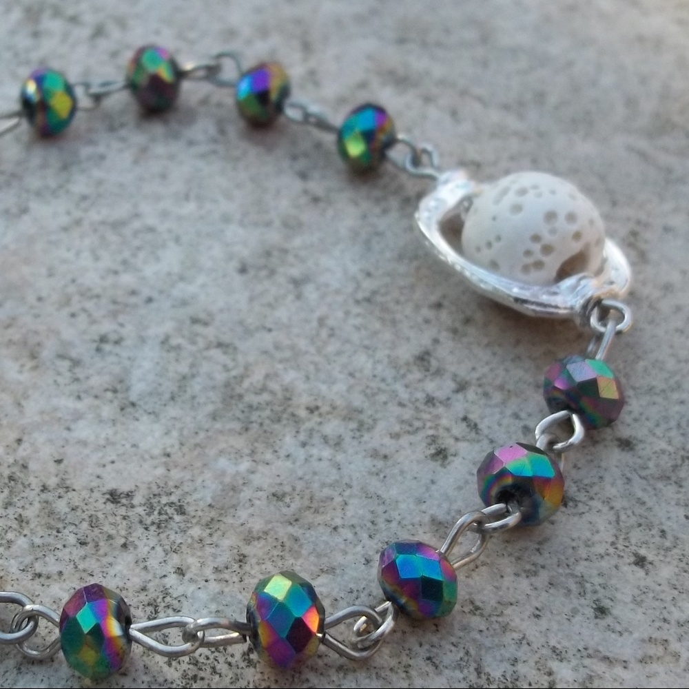 Colorful Beaded Diffuser Bracelet